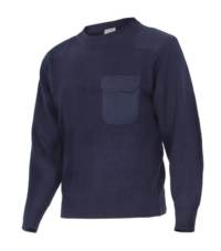 Jersey de trabajo cuello redondo Velilla 100 Jersey de trabajo cuello redondo Velilla 100