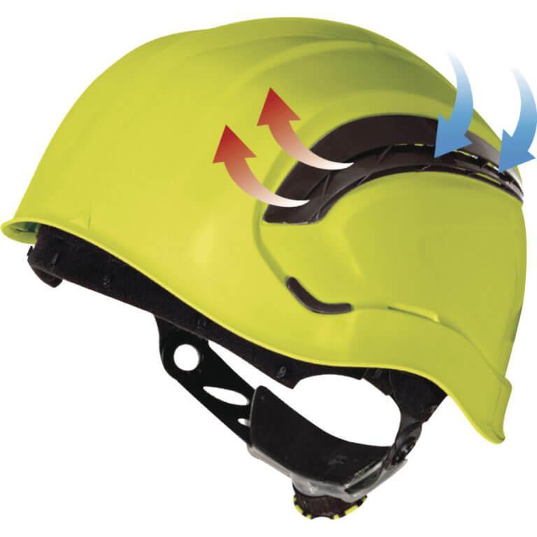 Casco de obra tipo montaña Delta Plus Granite Wind