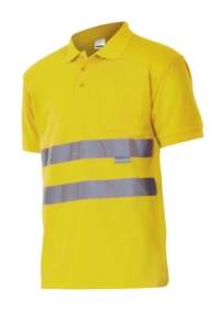Polo alta visibilidad manga corta Velilla 172 Polo alta visibilidad manga corta Velilla 172