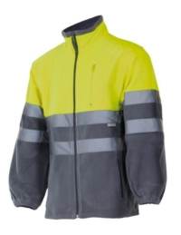Chaqueta polar alta visibilidad bicolor Velilla 183 Chaqueta polar alta visibilidad bicolor Velilla 183