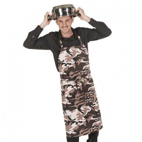 Delantal con peto Garys Camuflaje