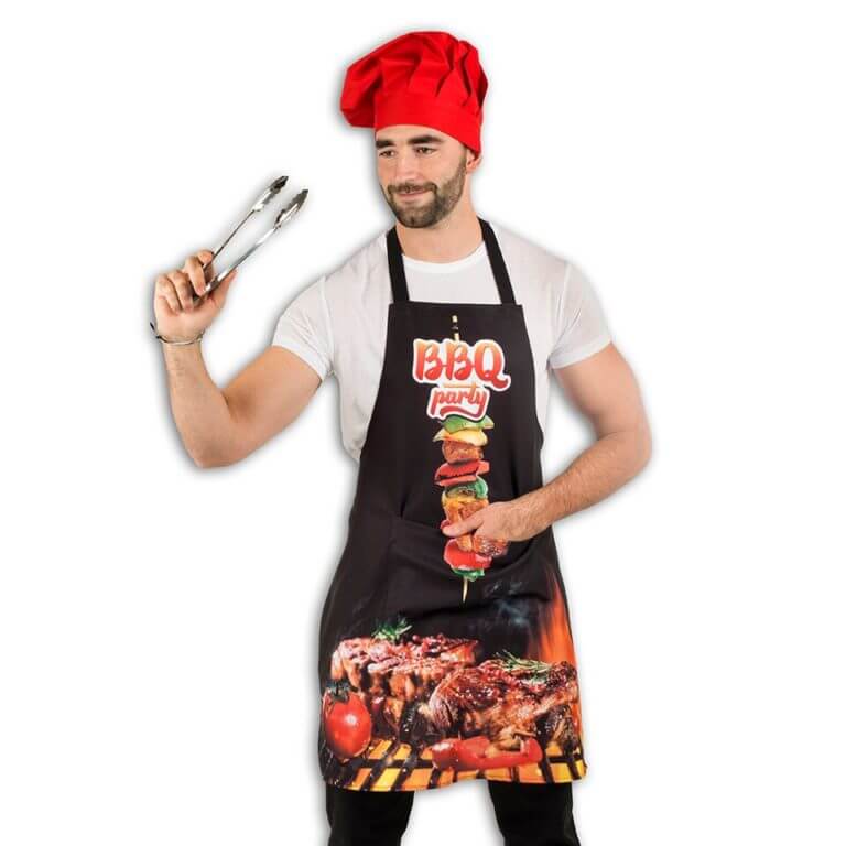 Delantal estampado Garys Barbacoa