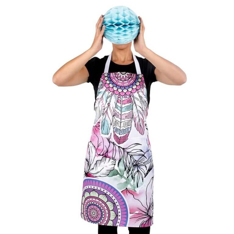 Delantal plumas Garys