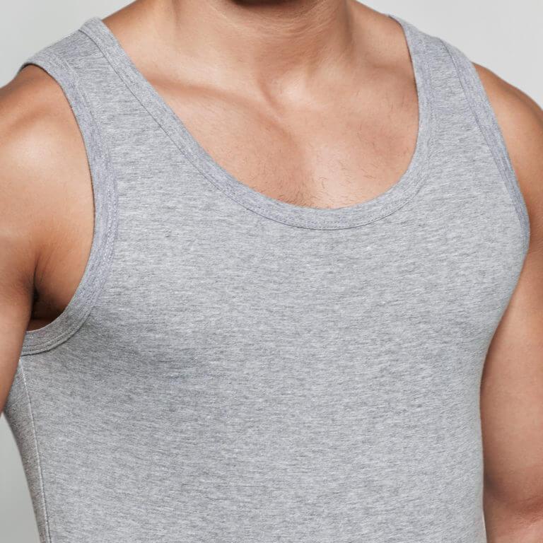 Camiseta de tirantes Texas hombre detalle