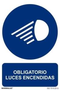 Señal "Obligatorio luces encendidas" Normaluz Señal "Obligatorio luces encendidas" Normaluz