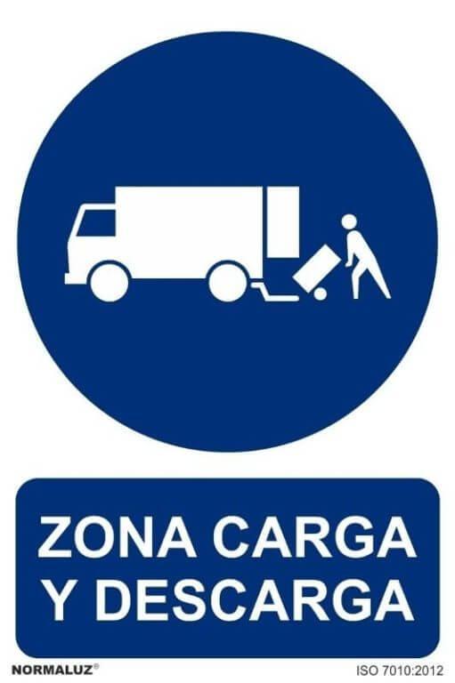 Señal "Zona carga y descarga" Normaluz Señales certificadas Normaluz