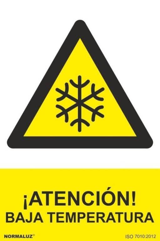 Señal "Atención baja temperatura" Normaluz Señal "Atención baja temperatura" Normaluz