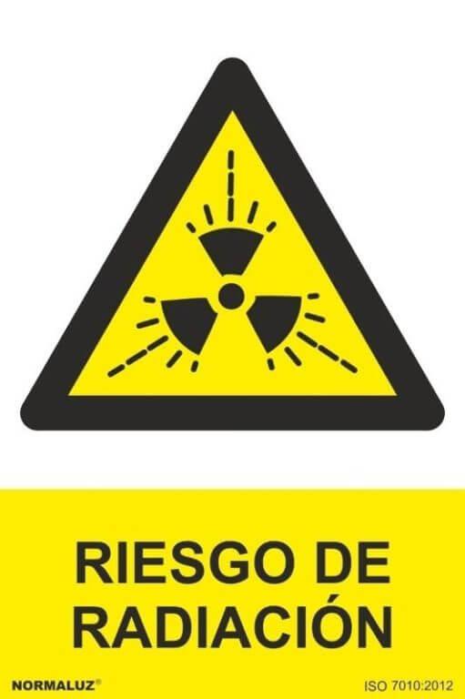 Señal riesgo de radiación Normaluz