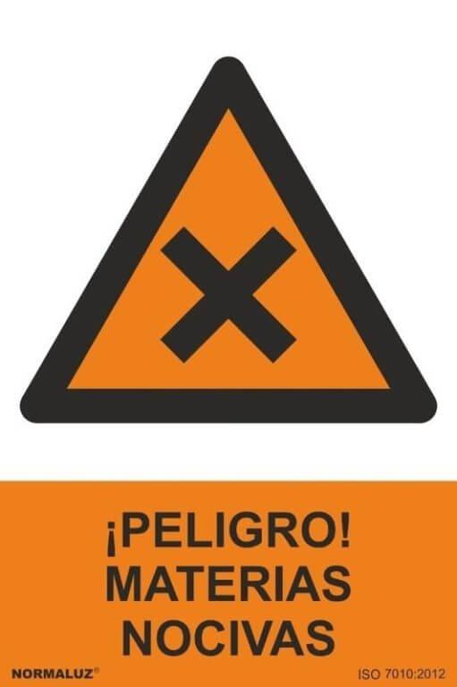 Señal "Peligro materias nocivas" Normaluz