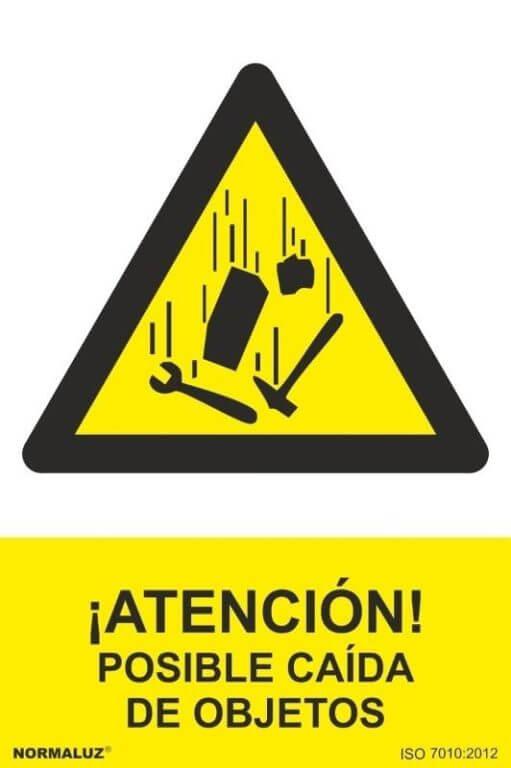 Señal "Atención posible caída de objetos" Normaluz Señal "Atención posible caída de objetos" Normaluz