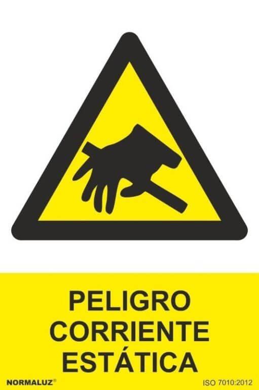 Señal "Peligro corriente estática" Normaluz