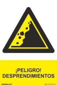 Señal "Peligro desprendimientos" Normaluz Señal "Peligro desprendimientos" Normaluz