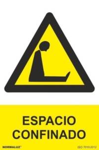 Señal "Espacio confinado" Normaluz Señal "Espacio confinado" Normaluz