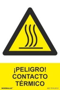 Señal "Peligro contacto térmico" Normaluz Señal "Peligro contacto térmico" Normaluz