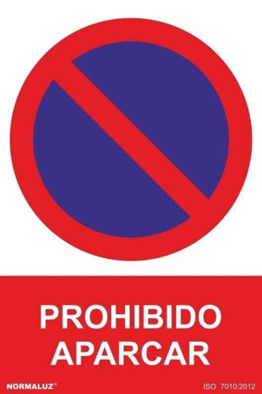 Señal de prohibido aparcar Normaluz