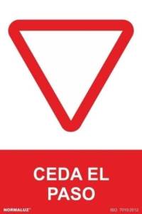 Señal "Ceda el paso" Normaluz Señal "Ceda el paso" Normaluz