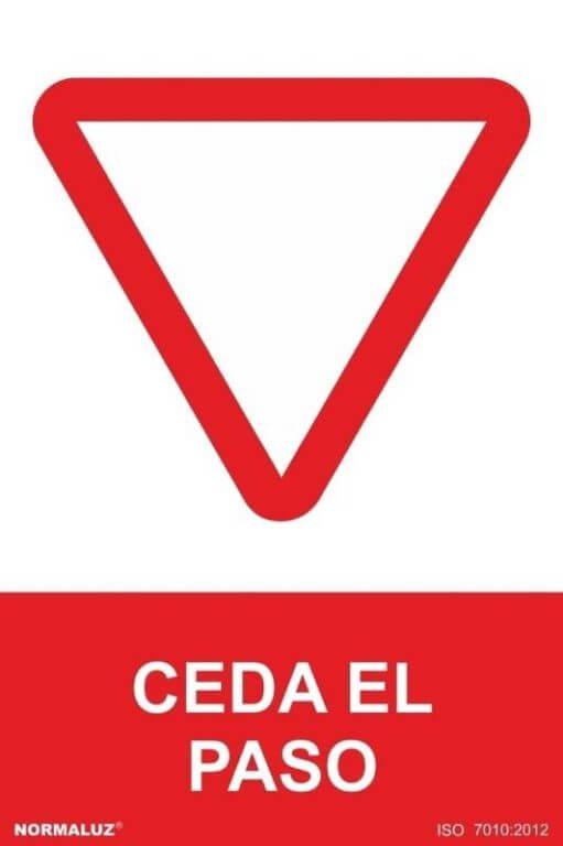 Señal "Ceda el paso" Normaluz