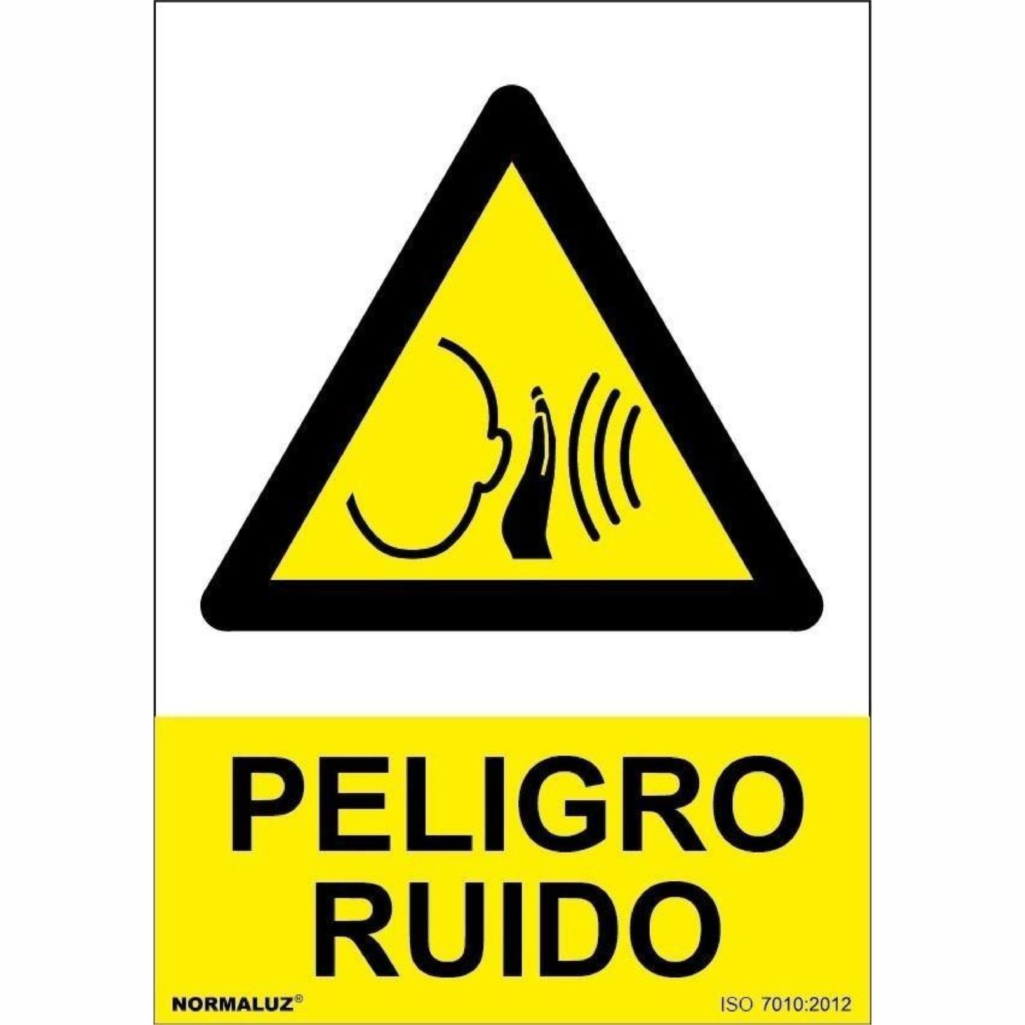 Señal "Peligro ruido" Normaluz