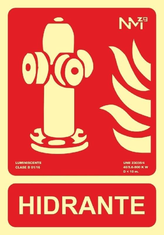 Señal "Hidrante" Normaluz