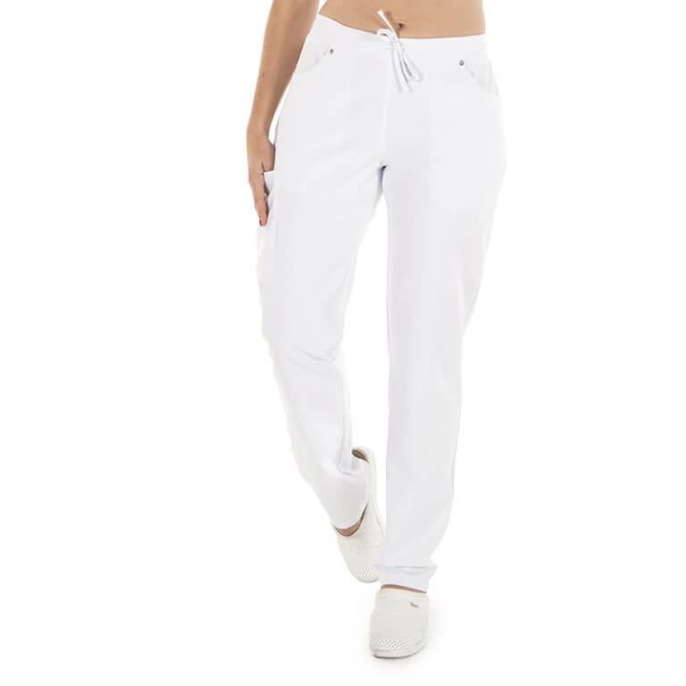 pantalon microfibra elastik gary's blanco