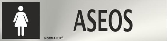SEÑAL NORMALUZ ASEO FEMENINO RECTANGULAR