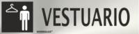 Señal informativa de vestuario masculino Normaluz Señal informativa de vestuario masculino Normaluz