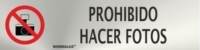 Señal informativa de prohibido hacer fotos RD707031 Señal informativa de prohibido hacer fotos RD707031