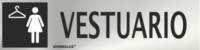 Señal informativa de vestuario masculino Normaluz Señal informativa de vestuario masculino Normaluz