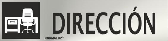 Señal informativa de dirección Normaluz RD707043 Señal informativa de dirección Normaluz RD707043