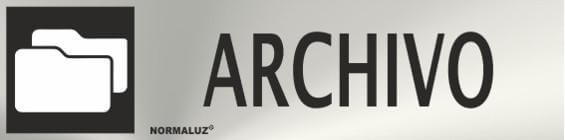 Señal informativa de archivo Normaluz RD707045 Señal informativa de archivo Normaluz RD707045