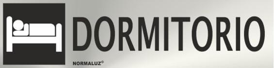 Señal informativa de dormitorio Normaluz Señal informativa de dormitorio Normaluz