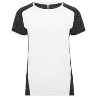 Camiseta técnica Zolder mujer blanco-negro