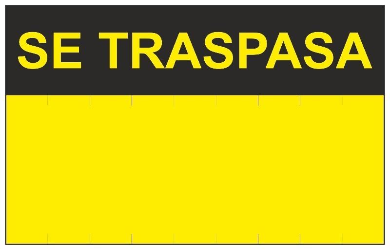 Senal Se Traspasa Normaluz Cartel Informativo De Pvc Normaluz