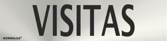 Señal informativa de visitas Normaluz 707060