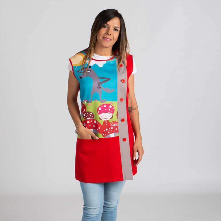 Blusa mujer Sarga Garys 596800 | Bata maestra personalizada 654300 Blusa mujer Infancia | Ropa de maestro, Ropa