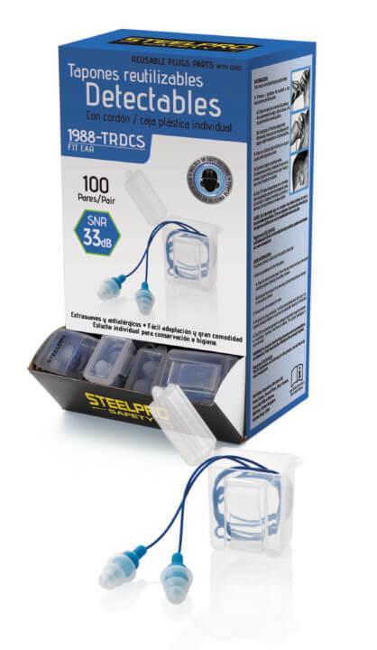 Tapón auditivo reutilizable SteelPro 1988-TRDCS