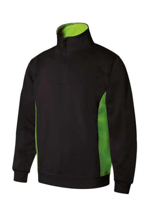 Sudadera cuello alto bicolor Velilla 105704