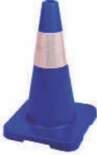 Cono Señalización Flexible Normaluz Azul