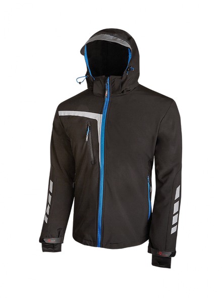 Parka Laboral Stretch Quick U-Power Negro