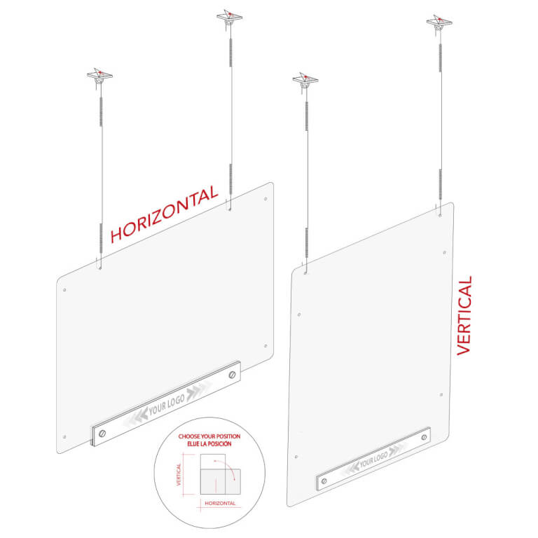 Mampara de Protección Redfly 2595 Mampara de Protección Redfly 2595