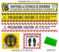 Vinilo Antideslizante Distancia de Seguridad Vinilo Antideslizante Distancia de Seguridad