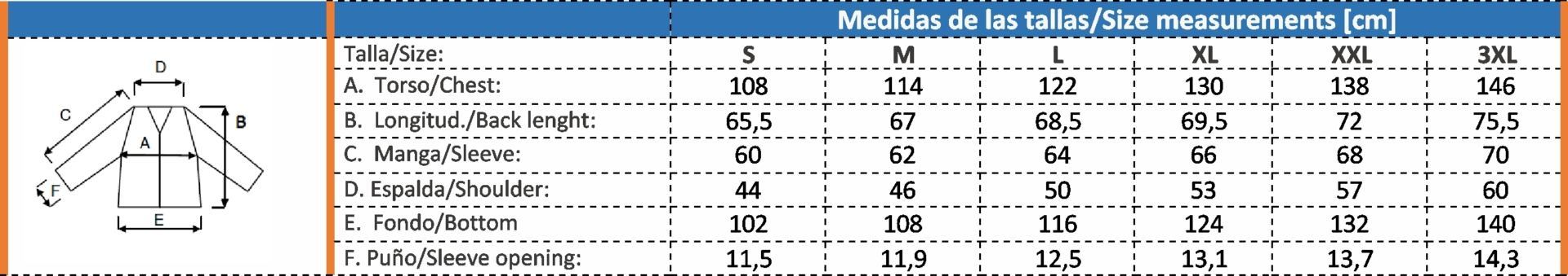 Guía Talla Shot 8945 Issa Line