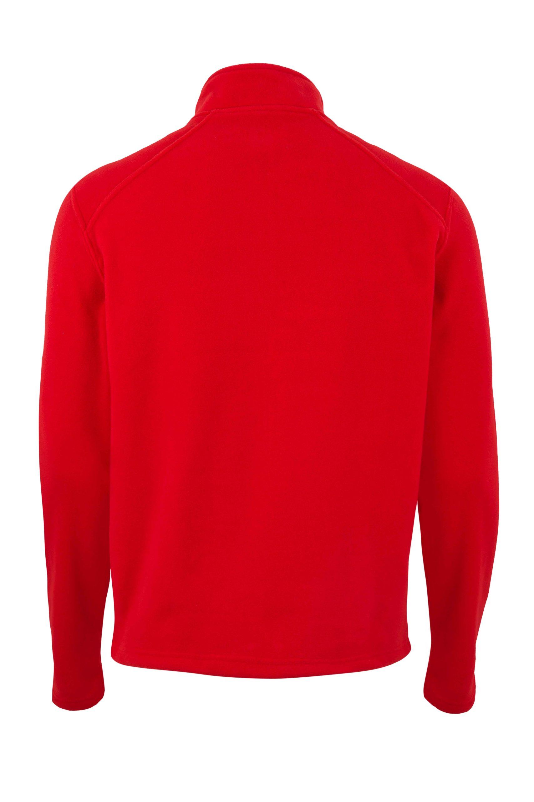 Chaqueta polar Mukua Perth MK610V rojo espalda