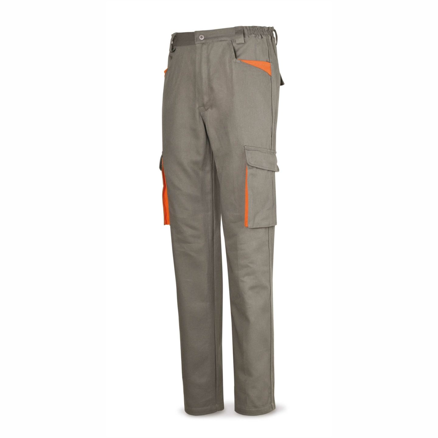 Pantalón de Algodón 488-P SupTop Marca Gris-Naranja Distinción