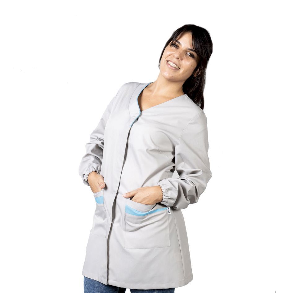 Bata antibacterias Marisa Garys 598400 DISTINCION TURQUESA