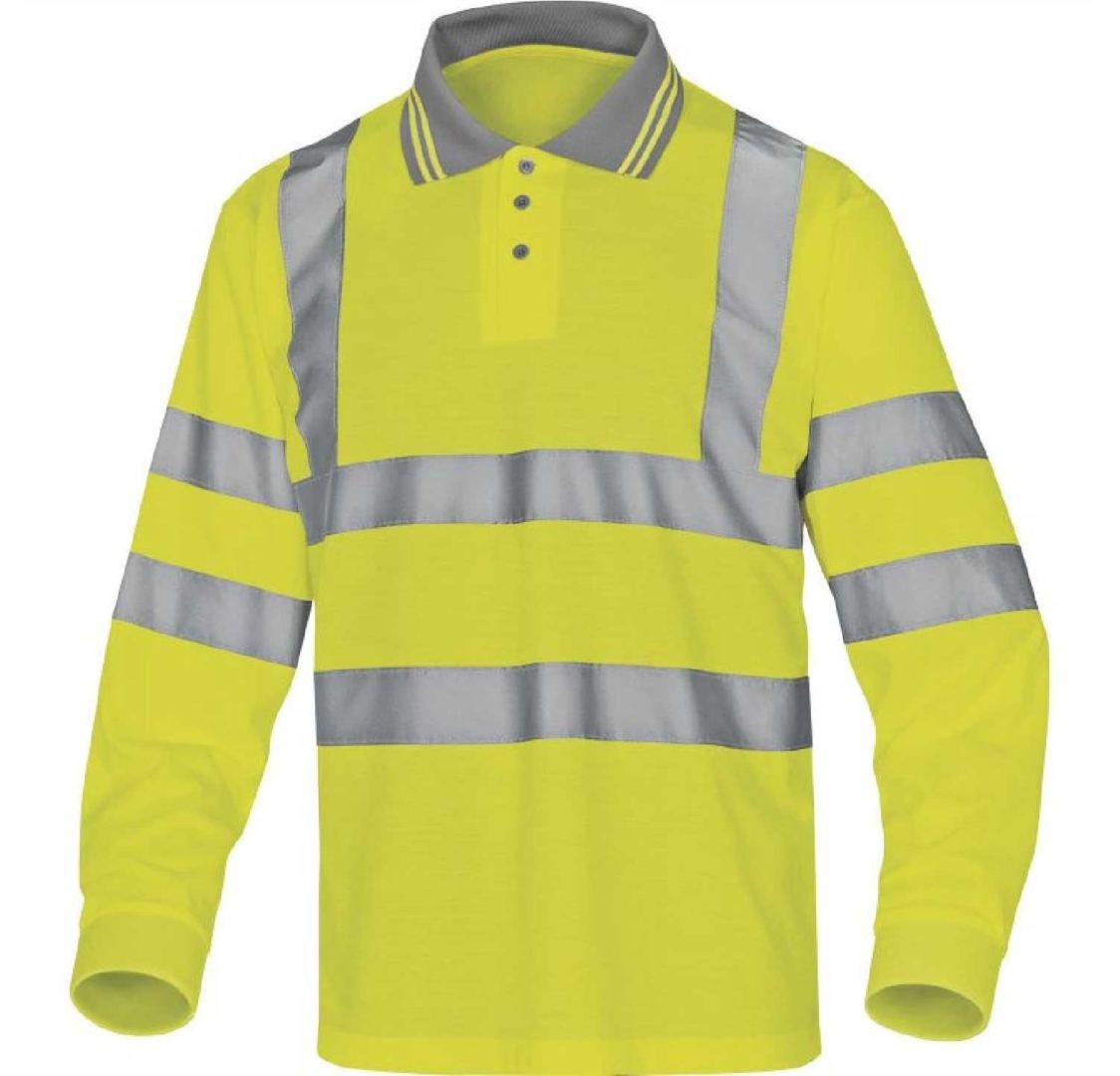 Polo Alta Visibilidad Clase 3 Meteor Delta Plus Amarillo Flúor
