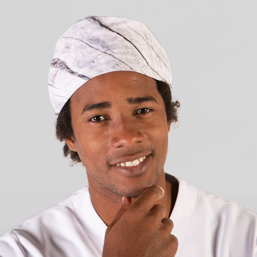 445800 GORRO TIRAS TEJIDO RECICLADO