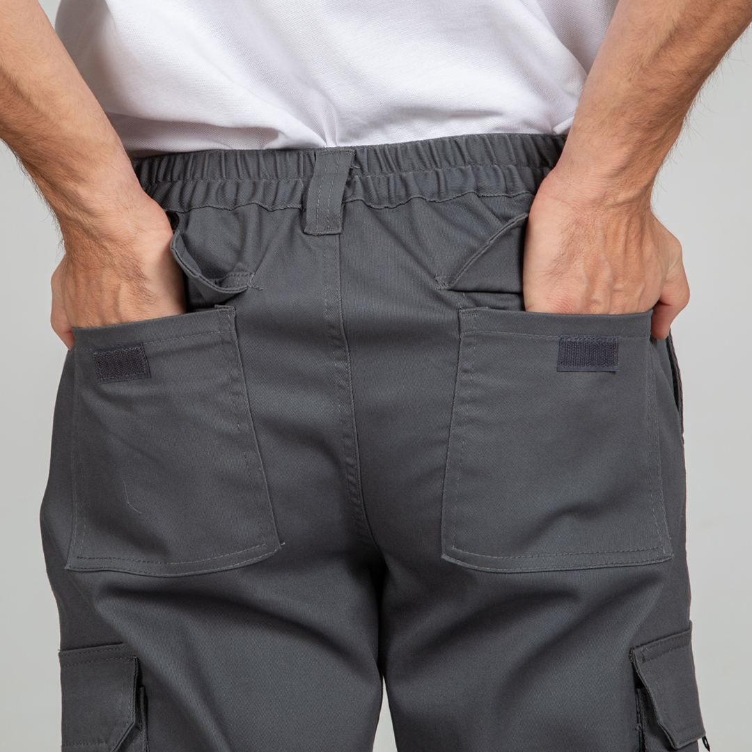 Pantalón Unisex Multibolsillos Elástico Gamo 7501 Garys