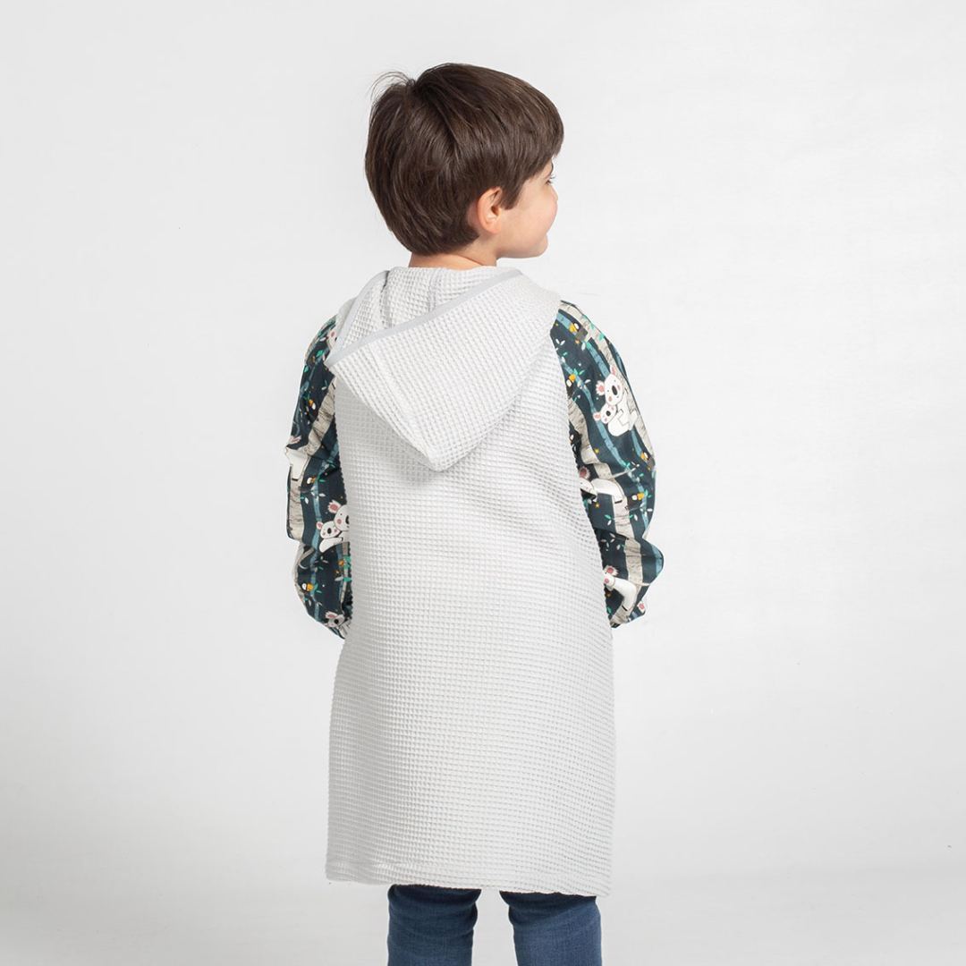 Babi infantil Koala Garys 300013 Distincion gris perla espalda