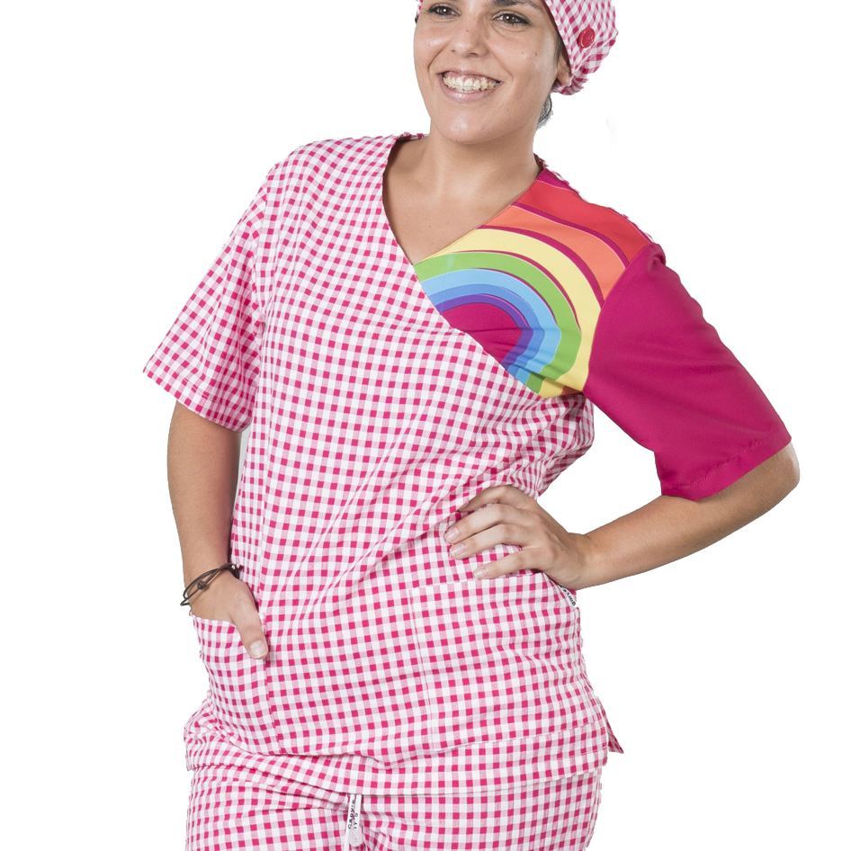 Blusa antibacterias Arcoiris Garys 611600 Distincion fucsia